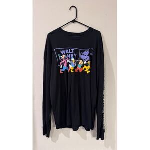 Disney Parks Mickey Mouse & Friends Run Long Sleeve Shirt Adult XL NWT